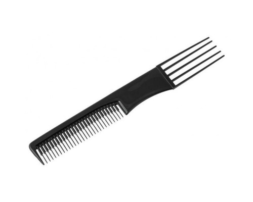 Расчёска FORK COMB черная с вилообразной ручкой